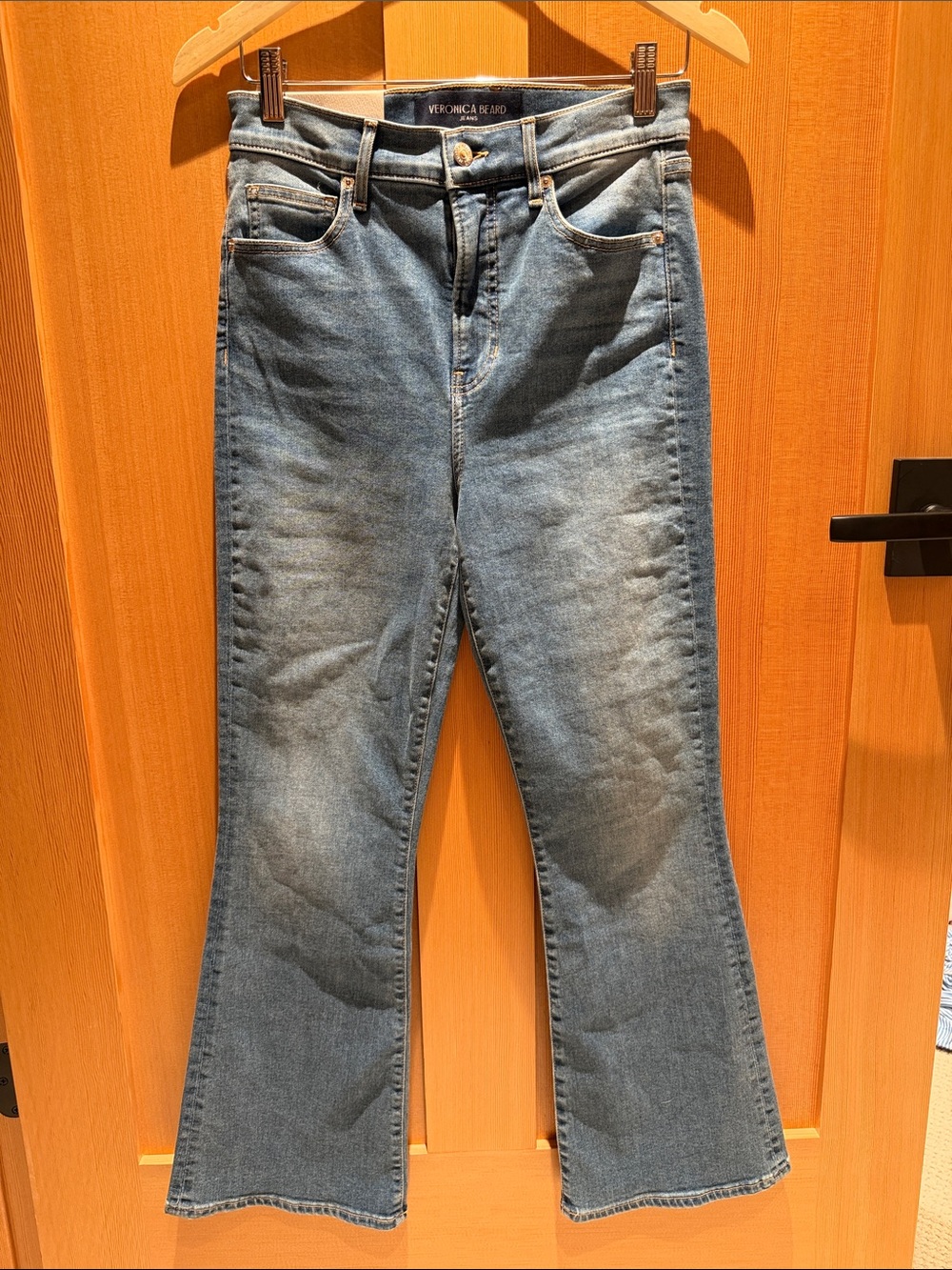 Veronica Beard Carson High Rise Ankle Flare 28 NWT